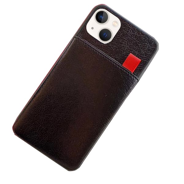 Etui med kortholder - iPhone 14 Plus Svart