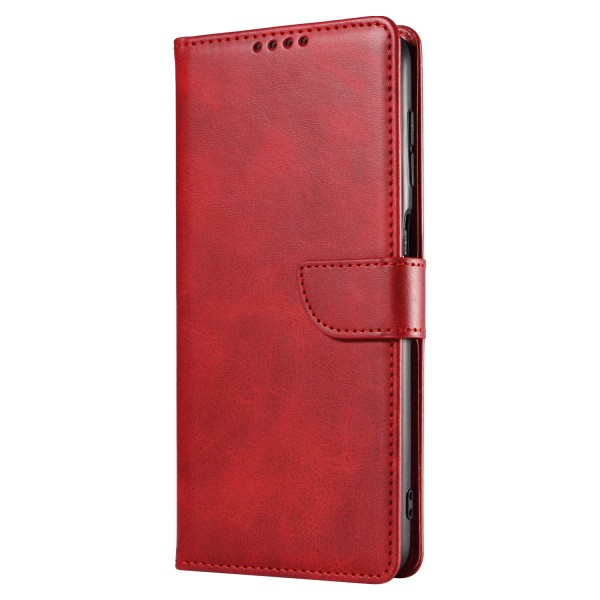 Tyylikäs käytännöllinen lompakkokotelo - Samsung Galaxy S21 FE Röd