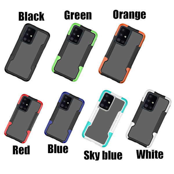 Stilrent Stötdämpande Armor Skal - Samsung Galaxy A51 Himmelsblå