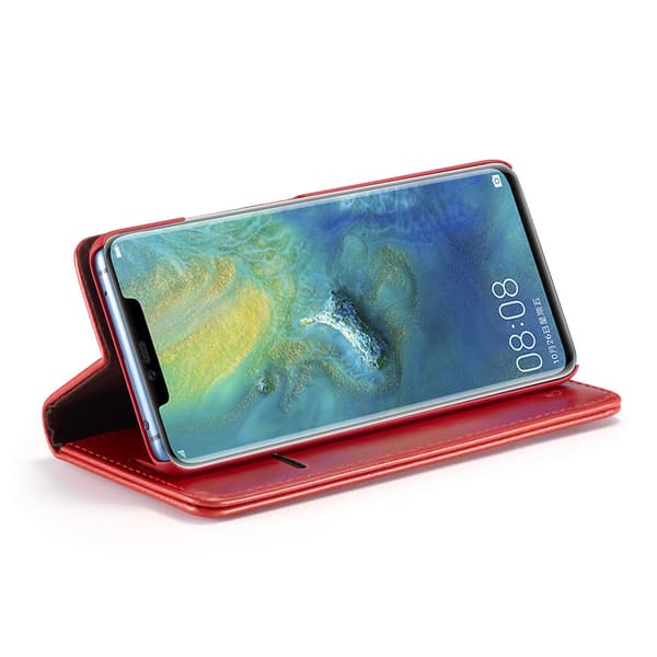 Huawei Mate 20 Pro - Plånboksfodral Röd Röd