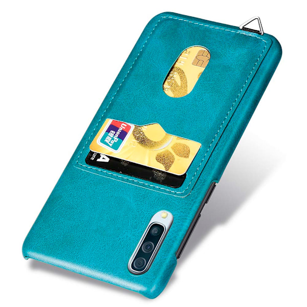 Smidigt Leman Skal med Korth�llare - Samsung Galaxy A50 Ljusbrun