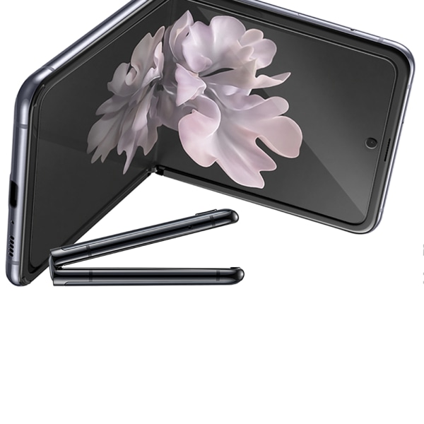 4-in-1 näytönsuoja ja kameran linssisuoja Galaxy Z Flip 4 Transparent