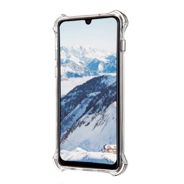 Smidigt Skyddsskal med Ringh�llare - Samsung Galaxy A40 Silver