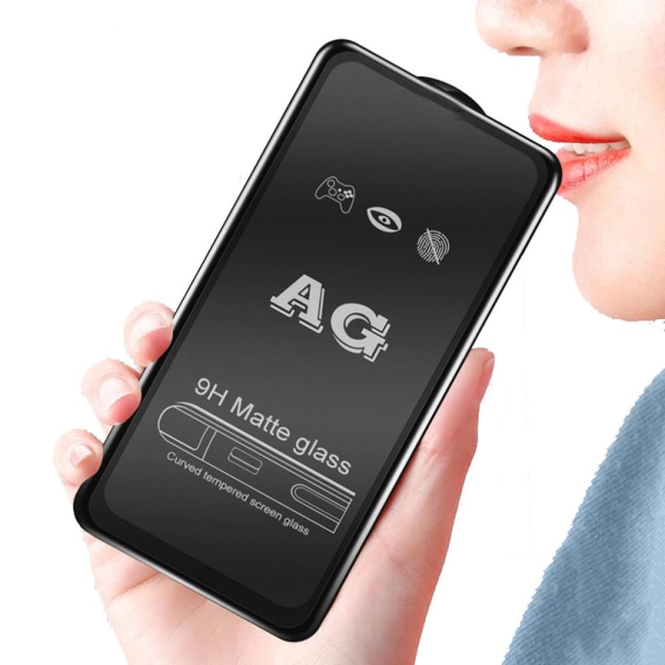 Galaxy A21s 2.5D Anti-Fingerprints näytönsuoja 0,3mm Transparent/Genomskinlig