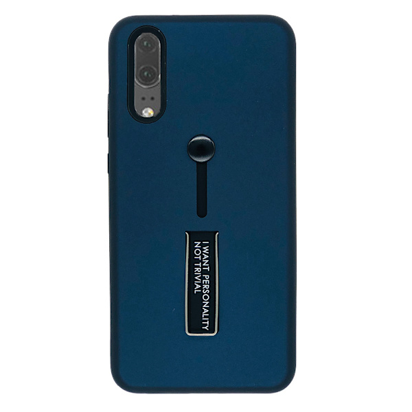 Skyddande Smart Skal (KISSCASE) - Huawei P20 Silver