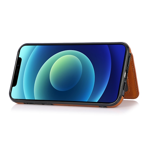 Praktiskt Skal med Kortfack - iPhone 14 Pro Max Röd