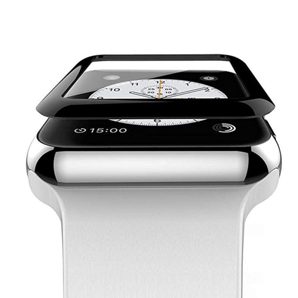 3D Full Cover Skärmskydd för Apple iWatch Serie 4/5 Svart 44mm