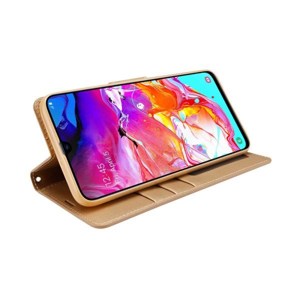 Elegant Robust Plånboksfodral (Hanman) - Samsung Galaxy A50 Mörkblå