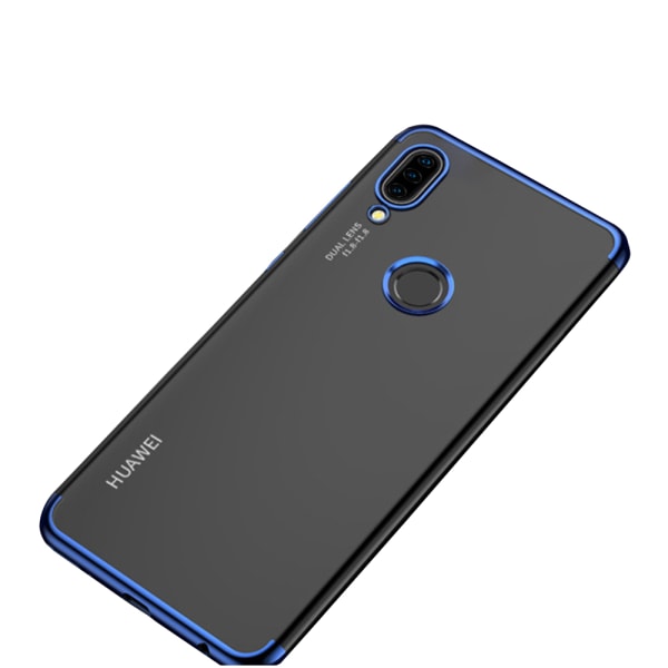 Huawei P30 Lite - Eksklusivt Floveme silikondeksel Blå