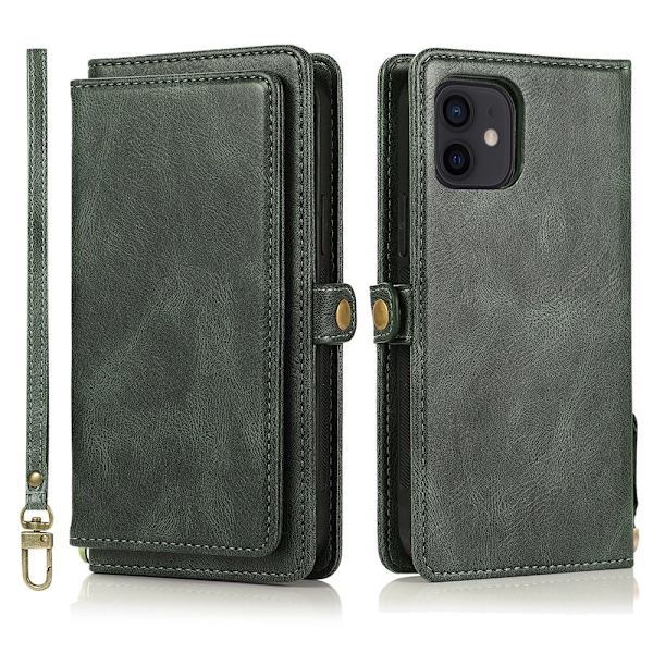 2 i 1 Pungetui - iPhone 12 Svart