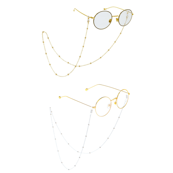 Praktiskt och Elegant Glasögon Kedja (Senilsnöre) Guld