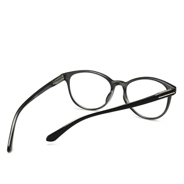 Bekväma Läsglasögon i Vintagedesign Grå 3.0