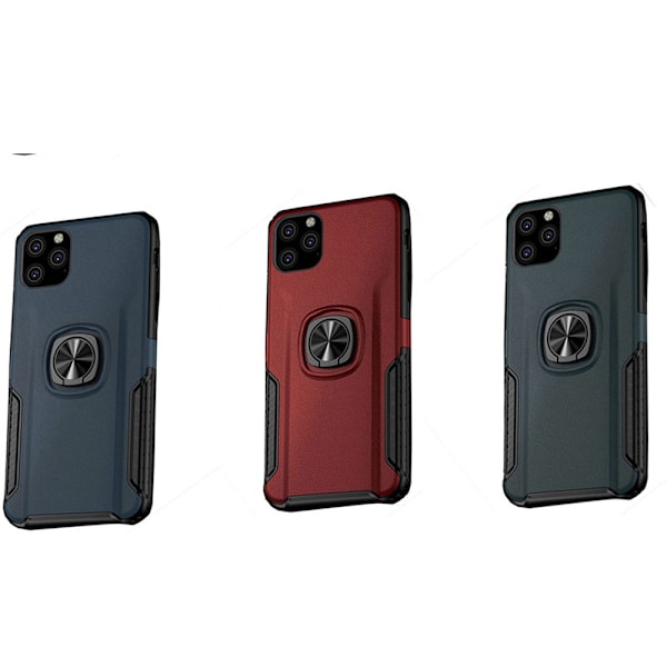 iPhone 11 - Skal med Ringhållare Röd Röd