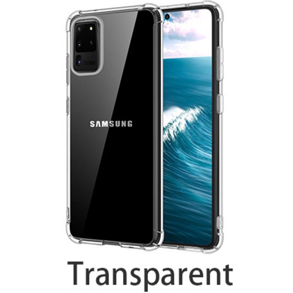 Gennemtænkt silikonecover - Samsung Galaxy S20 Ultra Transparent/Genomskinlig