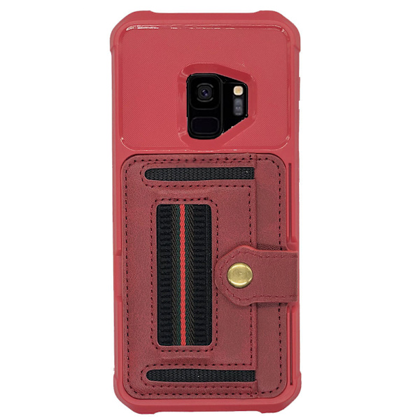 Samsung Galaxy S9 - Skal med Korthållare Grön