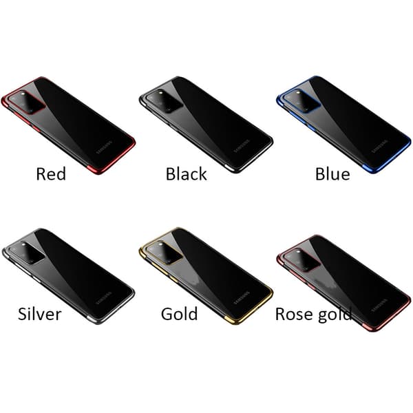 Stødabsorberende Silikone Cover Floveme - Samsung Galaxy S20 Silver