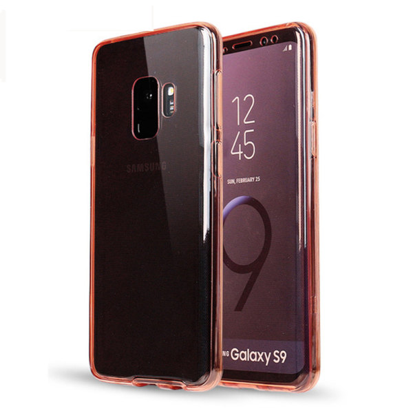 Tyylikäs kaksipuolinen silikonikuori - Samsung Galaxy S9 Svart