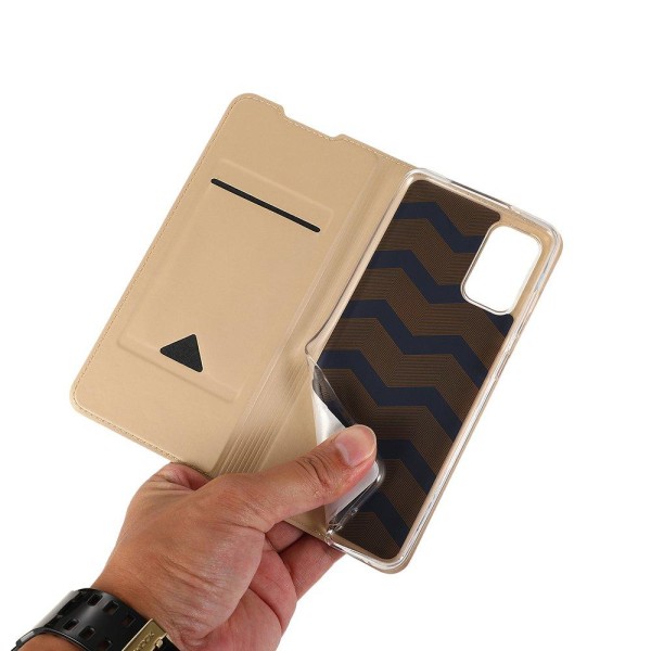 Professionelt Smooth Wallet Cover - iPhone 12 Pro Max Guld