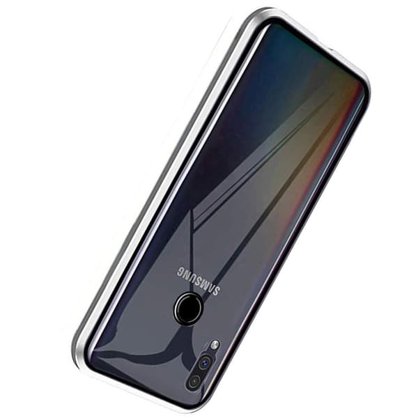 Stilfuldt dobbelt magnetisk cover - Samsung Galaxy A20E Blå