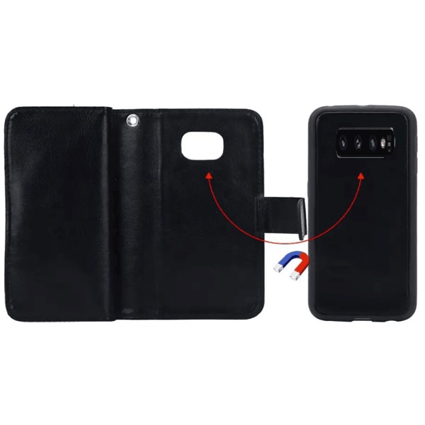 9-korts fleksibel lommebokveske Royben - Samsung Galaxy S10 Brun
