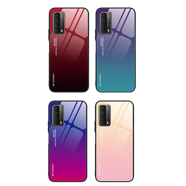 Exklusivt Nkobee Skyddsskal - Huawei P Smart 2021 Svart/Röd