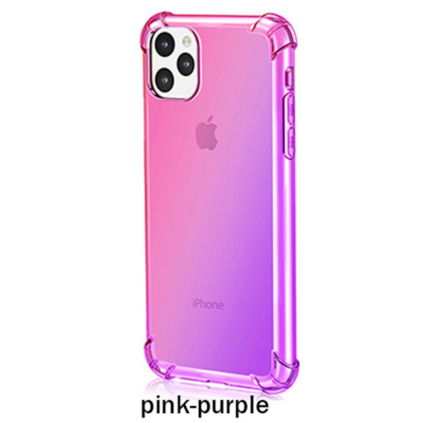 Stötdämpande Floveme Skal - iPhone 11 Pro Max Blå/Rosa