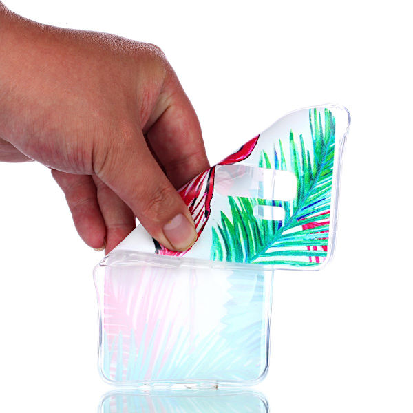Skal i Retrodesign (Palm Flamingo) till Samsung Galaxy S9 Plus