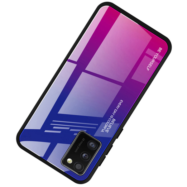 Etui - Samsung Galaxy A41 Lila/Blå