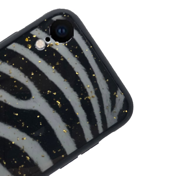 iPhone XR - Kraftfullt Skal Zebra