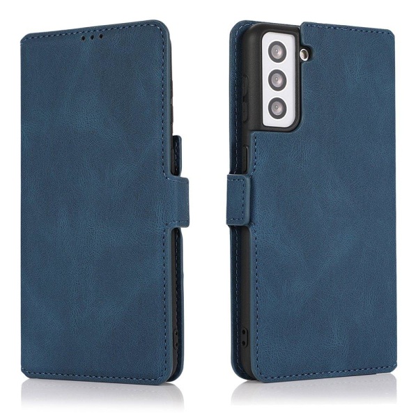 Stilig lommebokdeksel - Samsung Galaxy S21 Plus Mörkblå