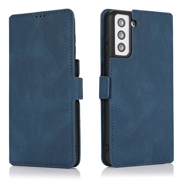 Stilsäkert Plånboksfodral - Samsung Galaxy S21 Plus Mörkblå