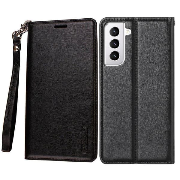 Exklusivt Plånboksfodral (HANMAN) - Samsung Galaxy S21 Plus Svart