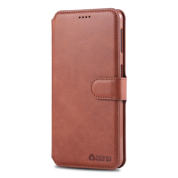 Praktisk AZNS lommebokdeksel - Samsung Galaxy A50 Röd