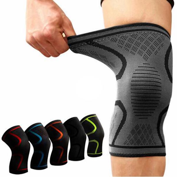 Bekväma Slittåliga Knäskydd Grå Medium