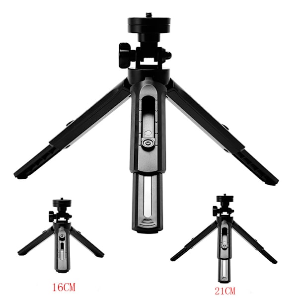 Smidigt Justerbar Kamerastativ/Tripod Svart