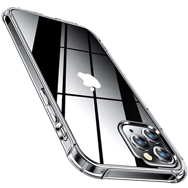 Stötdämpande Silikonskal - iPhone 13 Pro Transparent