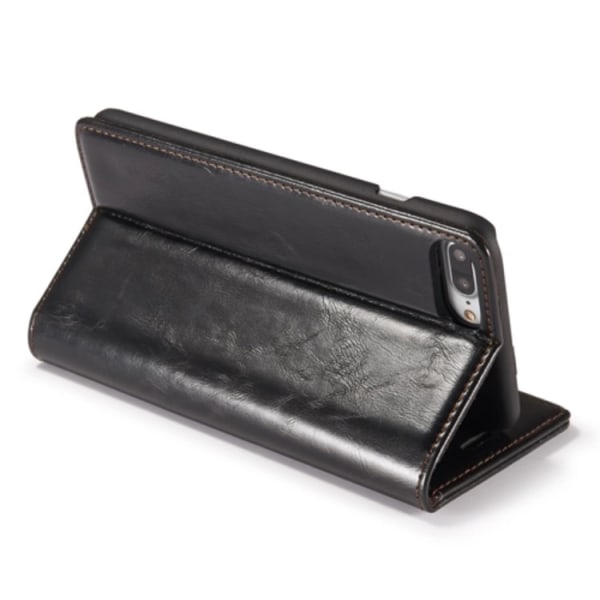 Eksklusivt praktisk lommebokveske i skinn iPHONE 7 CASEME Vit