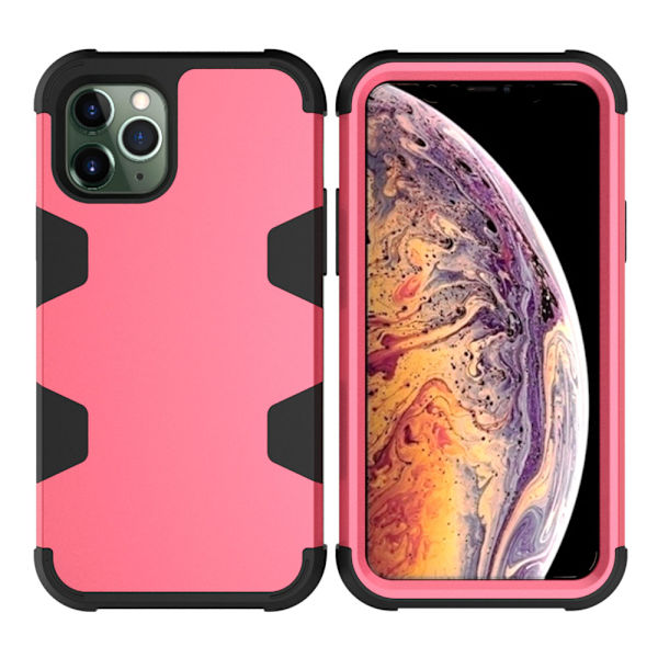 iPhone 11 Pro - Elegant Rugged Robot Skal Roséguld