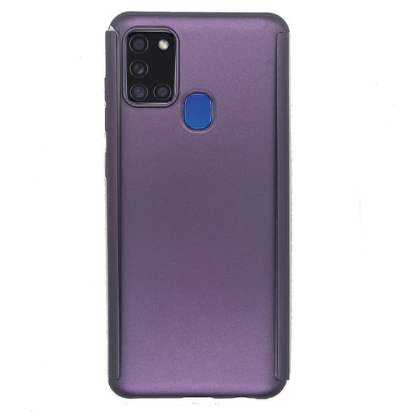Samsung Galaxy A21S - Elegant Dubbelskal Lila Lila
