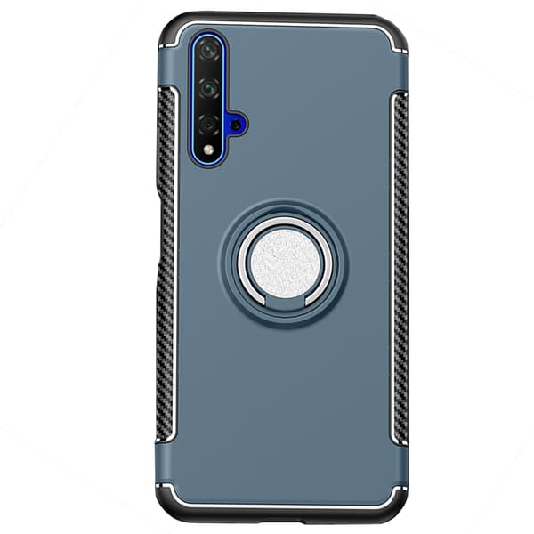 Elegant Skal med Ringhållare - Huawei Nova 5T Grå