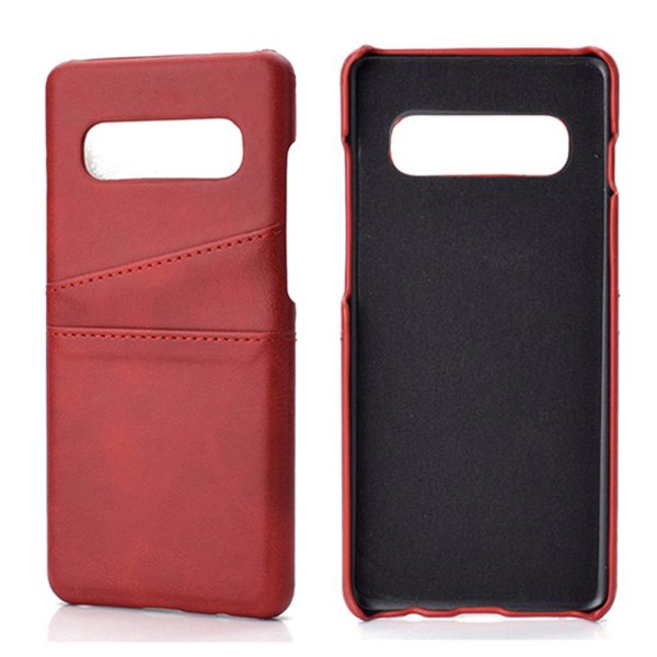 Skal med kortfack för Samsung Galaxy S10 Plus (Vintage) Grå
