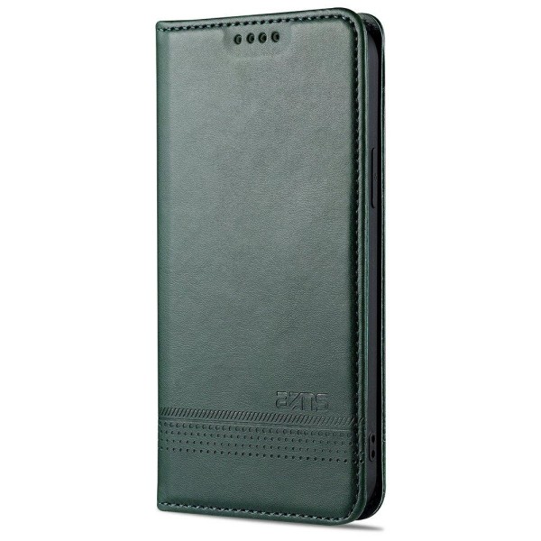 Tyylikäs Smooth Wallet Case (Azns) - iPhone 12 Blå