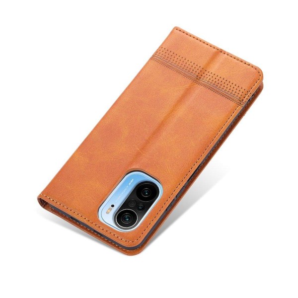 Stilrent Praktiskt Plånboksfodral - Xiaomi Mi 11i Mörkbrun