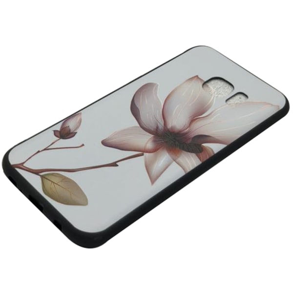 LEMAN-deksel med blomstermotiv til Samsung Galaxy S7 Edge 1