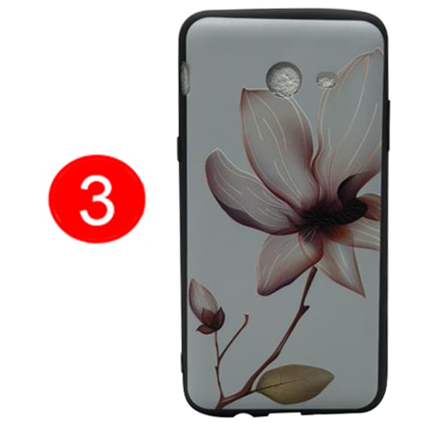 Samsung Galaxy J3 2017 - Beskyttende blomsterveske 3