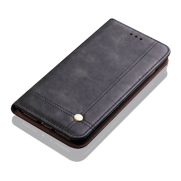 Stilig lommebokdeksel til Samsung Galaxy A6 Plus (LEMAN) Svart
