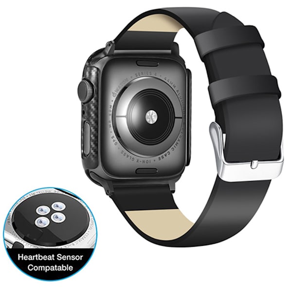 iWatch 4/5 - Skyddande Skal i Karbonfiber Svart 40mm