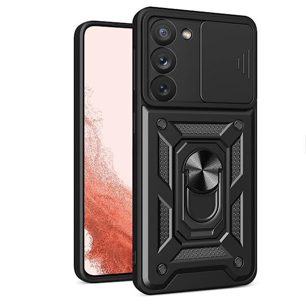 Stötdämpande Skal Ringhållare - Samsung Galaxy S23 Roséguld