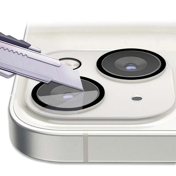3-PACK Kameralinsskydd 2.5D HD iPhone 13 Mini Transparent/Genomskinlig