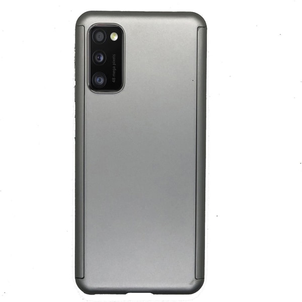 Tyylikäs Floveme-kaksoissuoja - Samsung Galaxy A41 Silver